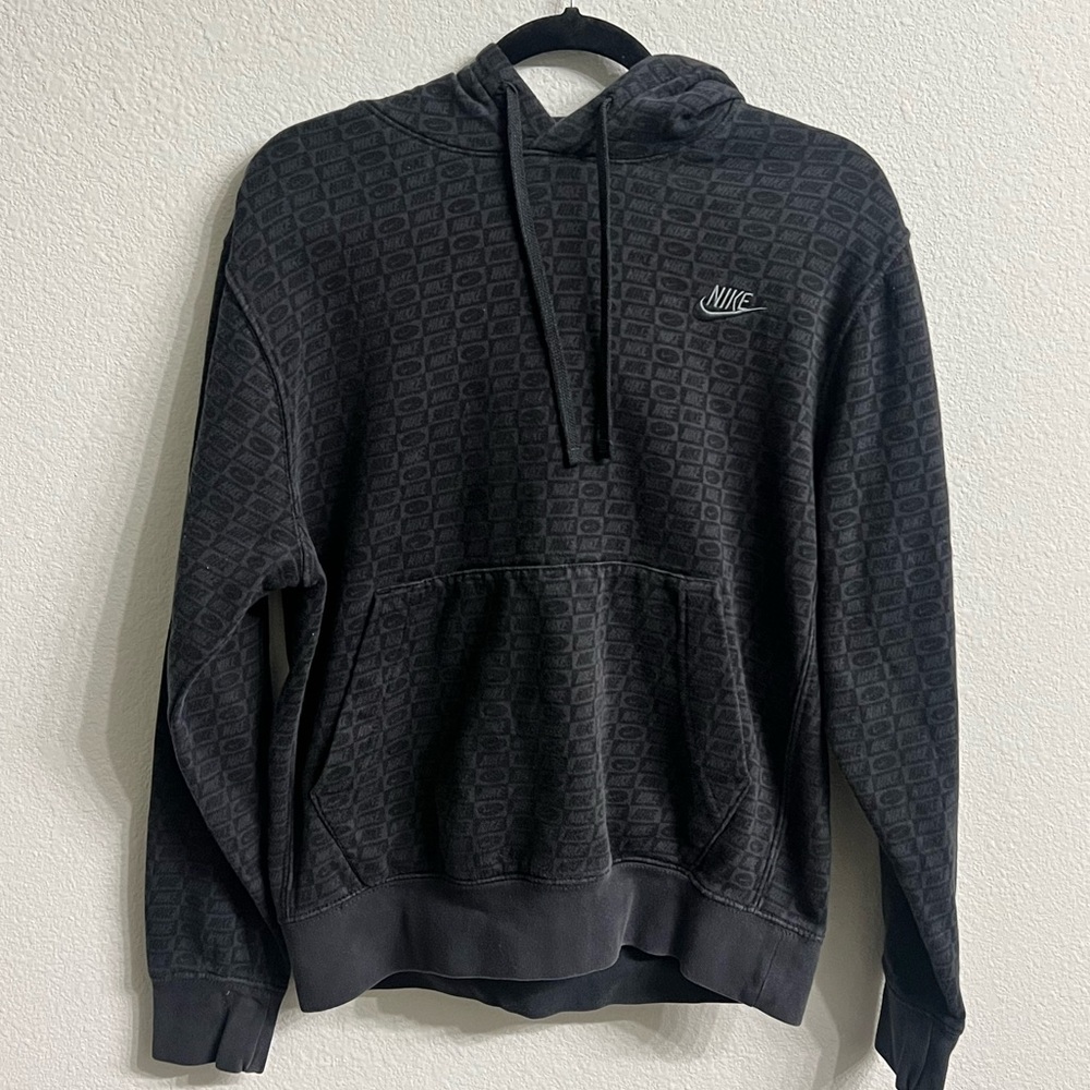 Nike Charcoal Textured Hoodie